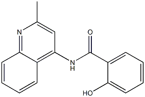 2-hydroxy-N-(2-methylquinolin-4-yl)benzamide Structure