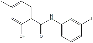2-hydroxy-N-(3-iodophenyl)-4-methylbenzamide Structure