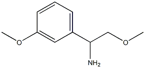 2-methoxy-1-(3-methoxyphenyl)ethanamine Structure