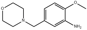 2-methoxy-5-(morpholin-4-ylmethyl)aniline Structure