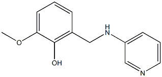 2-methoxy-6-[(pyridin-3-ylamino)methyl]phenol 구조식 이미지
