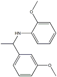 2-methoxy-N-[1-(3-methoxyphenyl)ethyl]aniline Structure