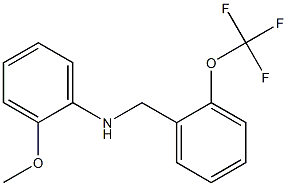 2-methoxy-N-{[2-(trifluoromethoxy)phenyl]methyl}aniline 구조식 이미지