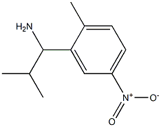 2-methyl-1-(2-methyl-5-nitrophenyl)propan-1-amine Structure