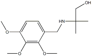 2-methyl-2-{[(2,3,4-trimethoxyphenyl)methyl]amino}propan-1-ol Structure