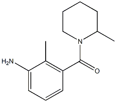 2-methyl-3-[(2-methylpiperidin-1-yl)carbonyl]aniline 구조식 이미지