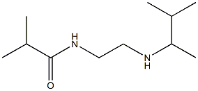 2-methyl-N-{2-[(3-methylbutan-2-yl)amino]ethyl}propanamide Structure
