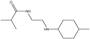 2-methyl-N-{2-[(4-methylcyclohexyl)amino]ethyl}propanamide 구조식 이미지