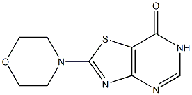 2-morpholin-4-yl[1,3]thiazolo[4,5-d]pyrimidin-7(6H)-one 구조식 이미지