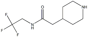 2-piperidin-4-yl-N-(2,2,2-trifluoroethyl)acetamide Structure