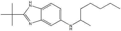 2-tert-butyl-N-(heptan-2-yl)-1H-1,3-benzodiazol-5-amine 구조식 이미지