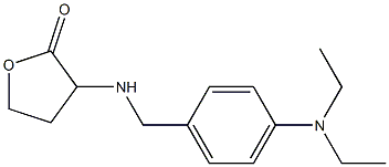 3-({[4-(diethylamino)phenyl]methyl}amino)oxolan-2-one 구조식 이미지