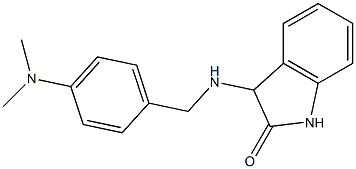 3-({[4-(dimethylamino)phenyl]methyl}amino)-2,3-dihydro-1H-indol-2-one Structure