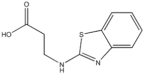 3-(1,3-benzothiazol-2-ylamino)propanoic acid Structure