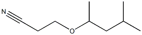 3-(1,3-dimethylbutoxy)propanenitrile 구조식 이미지