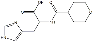 3-(1H-imidazol-4-yl)-2-(oxan-4-ylformamido)propanoic acid 구조식 이미지