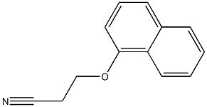 3-(1-naphthyloxy)propanenitrile 구조식 이미지