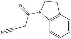 3-(2,3-dihydro-1H-indol-1-yl)-3-oxopropanenitrile 구조식 이미지