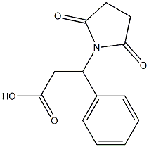 3-(2,5-dioxopyrrolidin-1-yl)-3-phenylpropanoic acid Structure