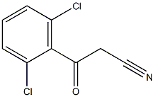 3-(2,6-dichlorophenyl)-3-oxopropanenitrile Structure