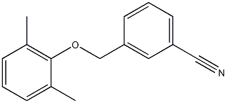 3-(2,6-dimethylphenoxymethyl)benzonitrile Structure