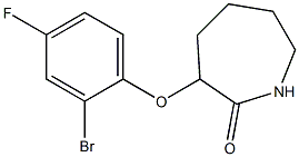 3-(2-bromo-4-fluorophenoxy)azepan-2-one 구조식 이미지