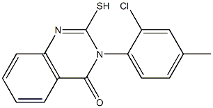 3-(2-chloro-4-methylphenyl)-2-sulfanyl-3,4-dihydroquinazolin-4-one Structure