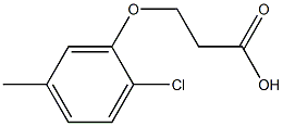 3-(2-chloro-5-methylphenoxy)propanoic acid Structure