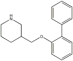 3-(2-phenylphenoxymethyl)piperidine Structure