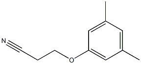 3-(3,5-dimethylphenoxy)propanenitrile Structure