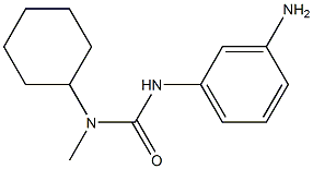 3-(3-aminophenyl)-1-cyclohexyl-1-methylurea Structure