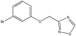 3-(3-bromophenoxymethyl)-1,2,4-oxadiazole Structure