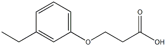 3-(3-ethylphenoxy)propanoic acid Structure