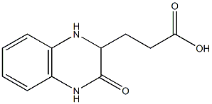 3-(3-oxo-1,2,3,4-tetrahydroquinoxalin-2-yl)propanoic acid Structure