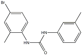 3-(4-bromo-2-methylphenyl)-1-(3-methylphenyl)urea Structure
