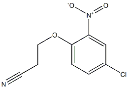 3-(4-chloro-2-nitrophenoxy)propanenitrile Structure