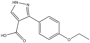 3-(4-ethoxyphenyl)-1H-pyrazole-4-carboxylic acid 구조식 이미지