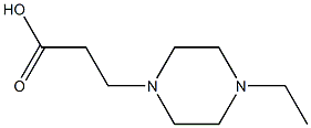 3-(4-ethylpiperazin-1-yl)propanoic acid Structure