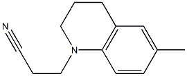 3-(6-methyl-3,4-dihydroquinolin-1(2H)-yl)propanenitrile 구조식 이미지