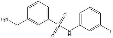 3-(aminomethyl)-N-(3-fluorophenyl)benzenesulfonamide Structure