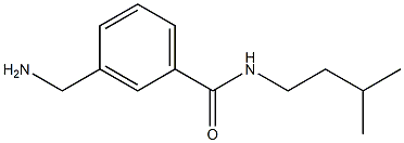 3-(aminomethyl)-N-(3-methylbutyl)benzamide 구조식 이미지