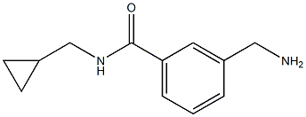 3-(aminomethyl)-N-(cyclopropylmethyl)benzamide 구조식 이미지