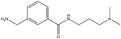 3-(aminomethyl)-N-[3-(dimethylamino)propyl]benzamide 구조식 이미지