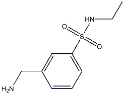 3-(aminomethyl)-N-ethylbenzenesulfonamide Structure