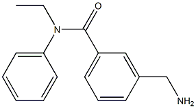 3-(aminomethyl)-N-ethyl-N-phenylbenzamide 구조식 이미지