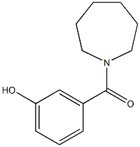 3-(azepan-1-ylcarbonyl)phenol Structure