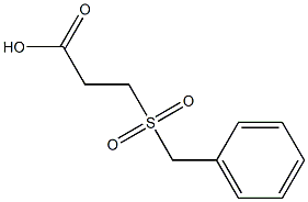 3-(benzylsulfonyl)propanoic acid 구조식 이미지