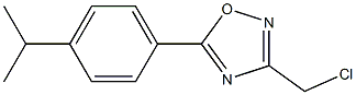 3-(chloromethyl)-5-[4-(propan-2-yl)phenyl]-1,2,4-oxadiazole Structure