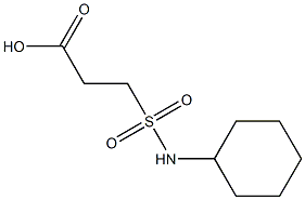 3-(cyclohexylsulfamoyl)propanoic acid Structure