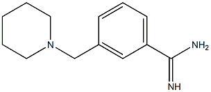 3-(piperidin-1-ylmethyl)benzenecarboximidamide Structure